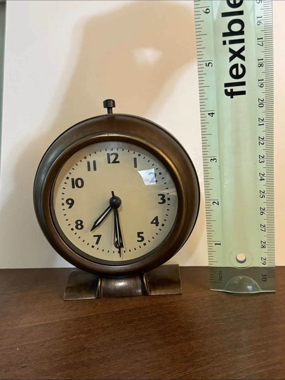 Bronze Round Table Clock - Home Wall Decor
